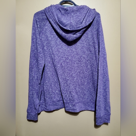 XL Purple/grey hoodie - Picture 2 of 5